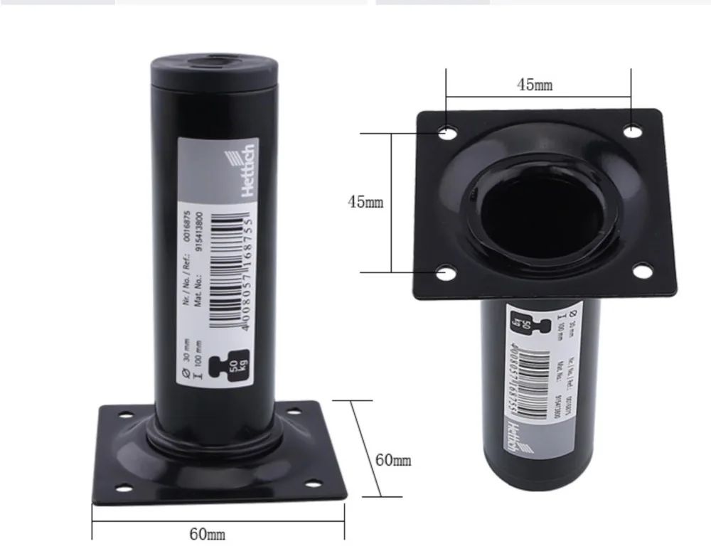 4PCS/LOT. H:100MM  Pipe diameter:30mm  Sofa TV Cabinet Table Feet Legs