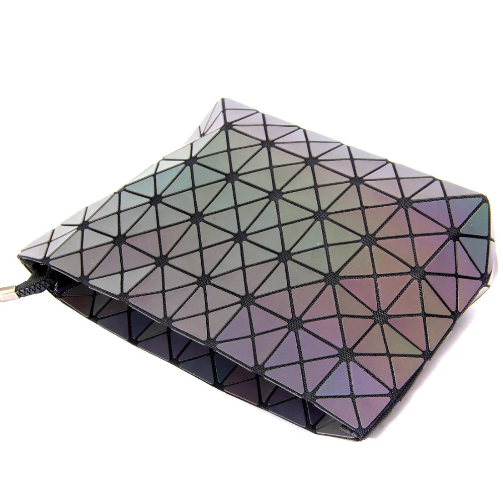 New Designer Fashion bag Women Luminous Sac Bag Tote Geometry Quilted Shoulder Bags Laser Plain Folding Chain Bags