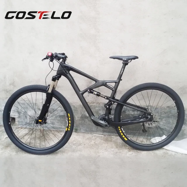 Cheap COS098 costelo 29er suspension bike ,full carbon MTB bike suspension MTB frame 29er mountain bike frame ,carbon frameset
