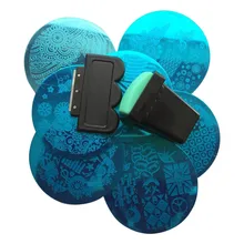 Дропшиппинг 10 шт. пластины для ногтей + 1 шт. силиконовый штамп-инструмент для дизайна ногтей скребок штамповки шаблон штамп для ногтей набор...(China)