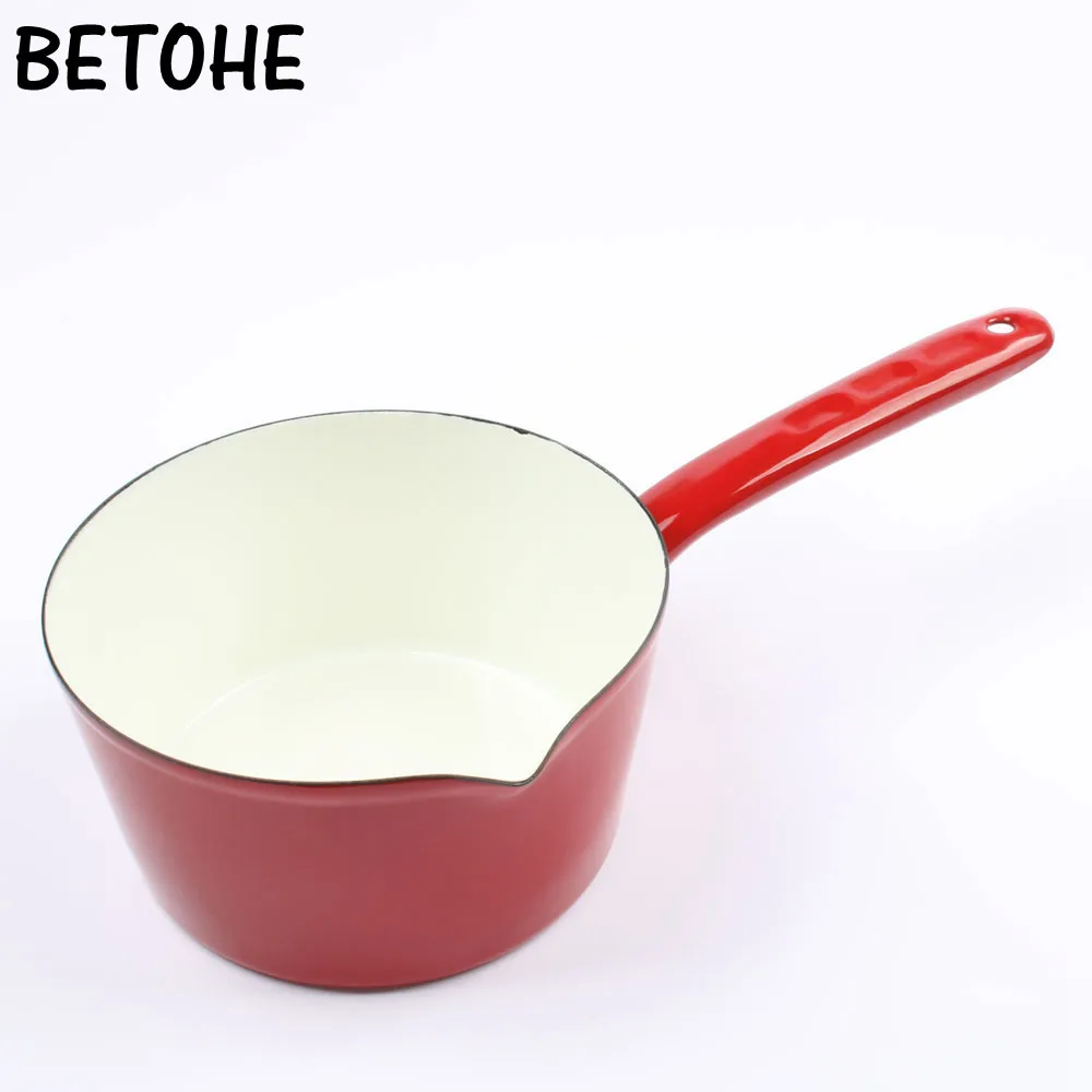 

15cm Portable Mini Milk Pot Nonstick Cooking Pot Of Hot Milk Baby Food Supplement Fried Eggs pot Kitchen Practical Cooking Tool