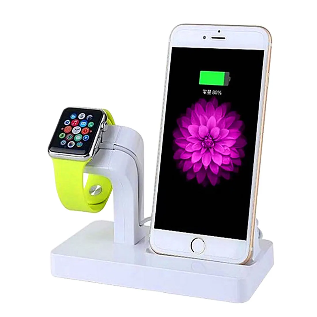 

For Apple Watch Charger Docking Station Charging Desktop Cradle Holder Phone Stand for iPhone X 8 7 Plus 6S 6 5S SE Charger Dock