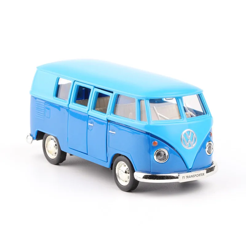5 &quotлитая под давлением металлическая модель автомобиля VW T1 синяя коллекция