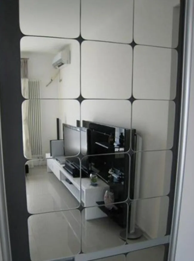 6pcs set pet plastic squares wall mirror acrylic mirrored 6pcs set pet plastic squares wall mirror acrylic mirrored