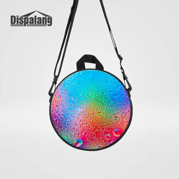 

Dispalang Children School Bags For Age 0-5 Years Colorful Water Drops Round Backpack Kids Cross Rucksack Toddler Bagpack Mochila
