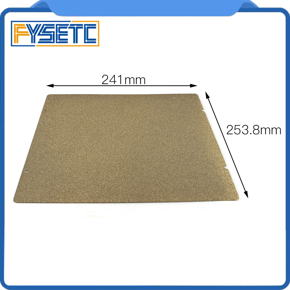 Chapa de Aço em pó Plate para Prusa Texturizado Primavera Revestido Dupla Face Construir Mk2.5s Mk3s i3 Mk3 Mk52 Pei Mod. 1266306