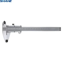 Shahe 0-150mm 0.02mm vernier caliper ferramentas de medição de aço inoxidável do calibre do micrômetro