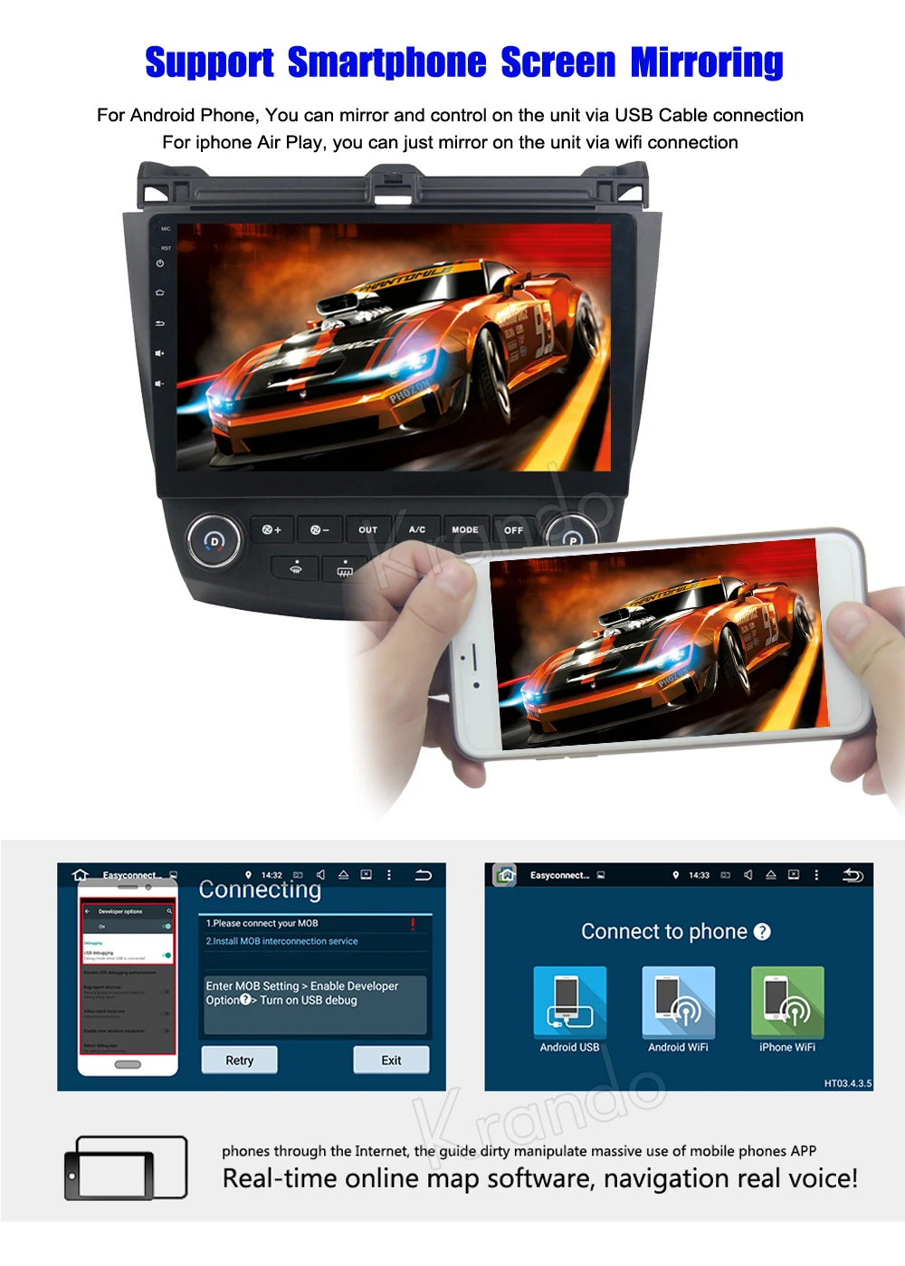 Clearance Krando Android 8.1 10.1" car audio player navigation gps for Honda Accord 7 radio multimedia entertainment system WIFI 4 Clearance Krando Android 8.1 10.1" car audio player navigation gps for Honda Accord 7 radio multimedia entertainment system WIFI 4