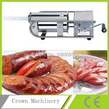 3L горизонтальный ручной прибор для набивки сосисок с пластиковым плунжером