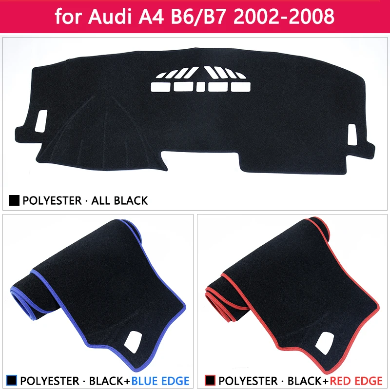 Для Audi A4 B6 B7 2002~ 2008 Противоскользящий коврик на приборную панель солнцезащитный тент Dash ковер автомобильные аксессуары S-line 2003 2005 2006