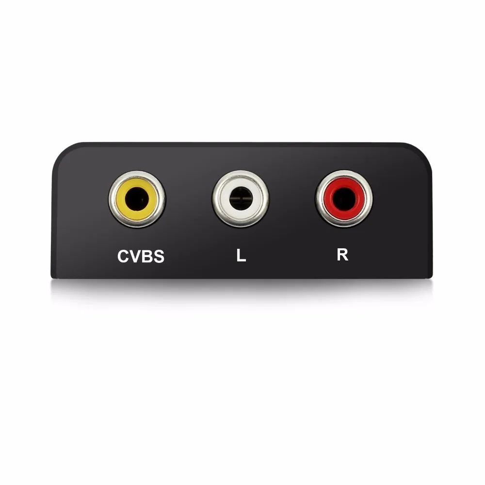 Portable for HDMI to CVBS Decoder 2160P Support 4Kx2K With USB Cable Support NTSC HDMI 1.4b to AV L