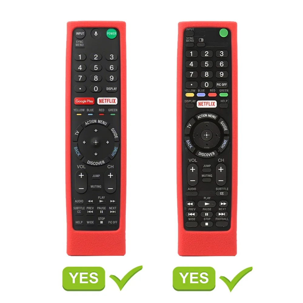 Silicone Cover Case Protective Skin For Sony RMF-TX200C Smart TV Remote