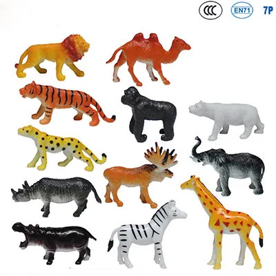 Дикие морские животные динозавр ферма насекомые маленькие животные модель игрушки Фигурки Набор Фигурки игрушки - Цвет: ye sheng dong wu