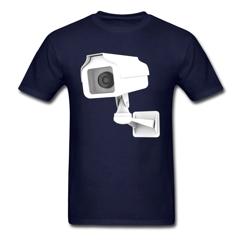 Big brothers watching 100% Cotton Fabric Tops Shirts for Men Funny T-Shirt Crazy Discount Round Neck Clothing Shirt Short Sleeve Big brothers watching navy