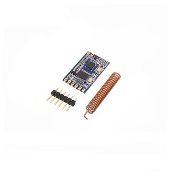 

4pcs/lot Module SV610 with Spring Antenna 433MHz TTL Interface Wireless RF Transmitter Receiver Module