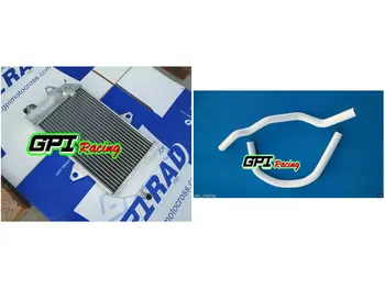 

GPI aluminum racing Radiator +WHITE HOSE for YAMAHA banshee YFZ350 YFZ 350 oversized ATV