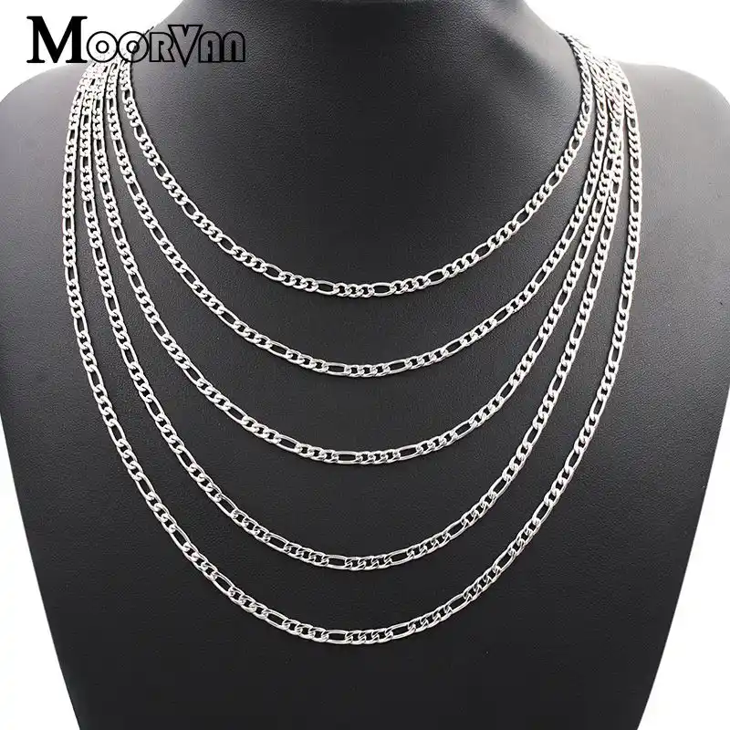 234 CC COLLANA UOMO CATENA TUBOLARE IN ACCIAIO INOX 70 CM 3 MM