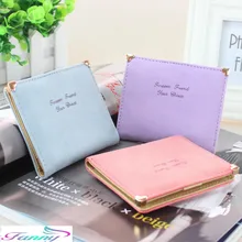 2017 Fashion Sweet Small Wallets Mini Clutch For Female PU Leather Short Cute Women Wallets Coin Case portefeuille femme A032