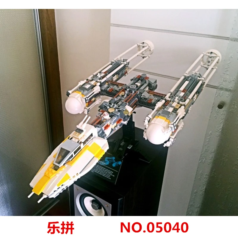 

Lepin 05040 STAR Y wing Attack fighter Building Assembled Block Brick DIY Toy Educational Gift Compatible 10134 WARS