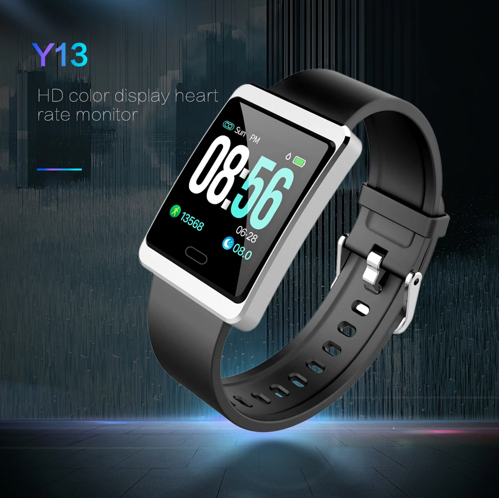 

Y13 smart watch smartwatch reloj inteligente relogio android tracker monitor montre connect akilli saatler zegarek women men