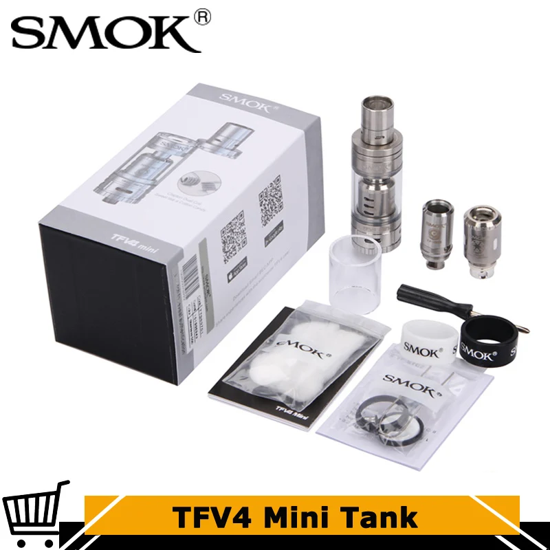 

Original SMOK TFV16 Tank 9ml Electronic Cigarette Atomizer Black 510 thread TFV 16 Mesh Coil Vaporizer VS TFV12 Prince Tank Vape