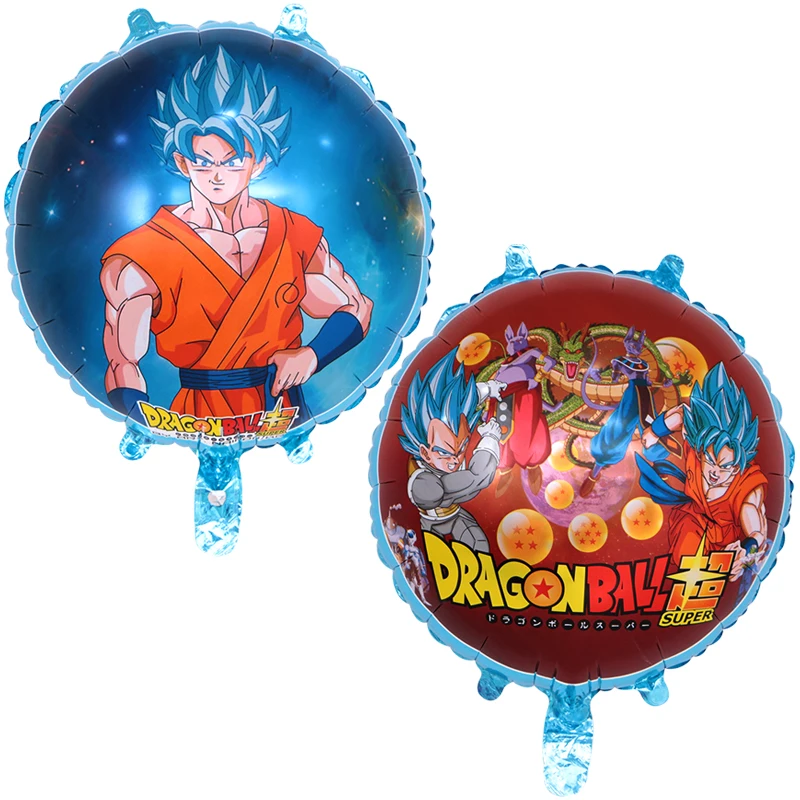 50 шт./лот 18 дюймов Двусторонняя Dragon Ball фольгированные шары вечеринка для мальчика день рождение шар Декор поставки воздушные шары детский подарок