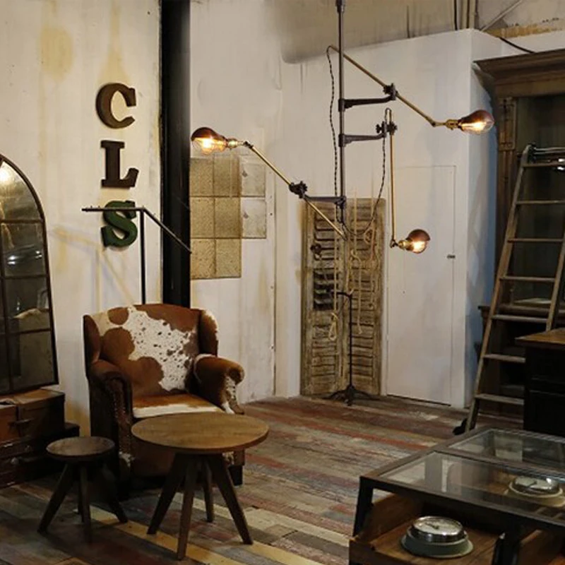 

European industrial Loft Bar Pendant Light lighting lamps for the restaurant / bedroom American country home decoration lighting