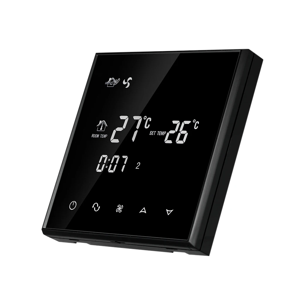 

220-230V 2-Pipe Thermostat Air Conditioner with LCD Display Good Quality Touch Screen Programmable Room Temperature Controller