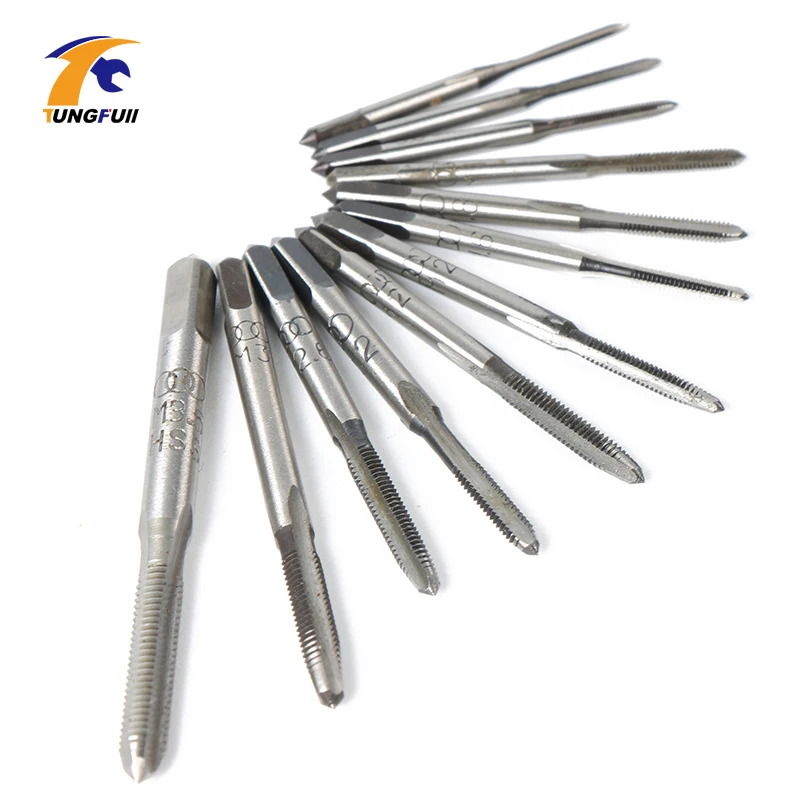 12Pcs Hand Tap Woodworking DIY Tool Set Thread Wire Tapping Hand Tools