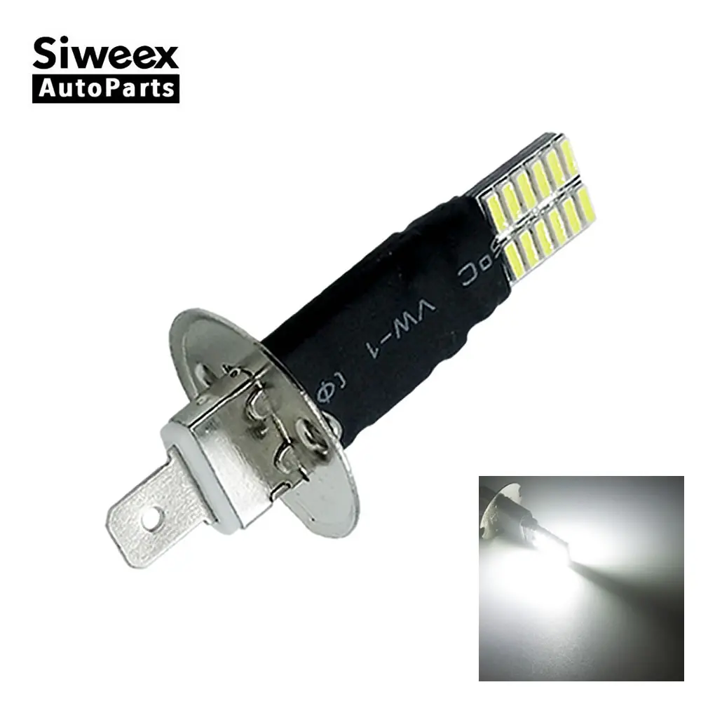 1 шт. H1 P14.5S 24 4014 SMD светодиодсветодиодный Противотуманные фары Автомобильные
