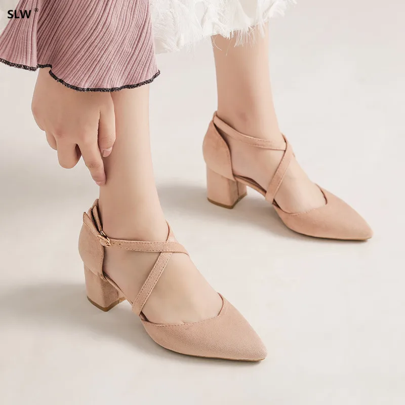 front square heels