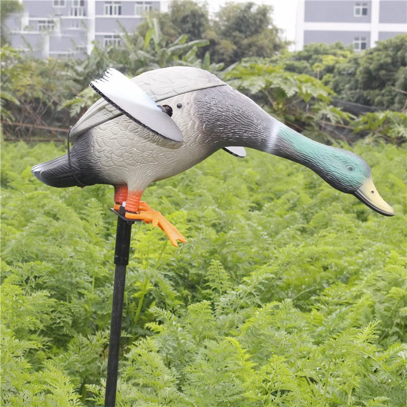 

PDDHKK Plastic Electric Material Lifelike Hunting Duck Decoy Flying Duck Decoy with Remote Control With Magnet Spinning Wings
