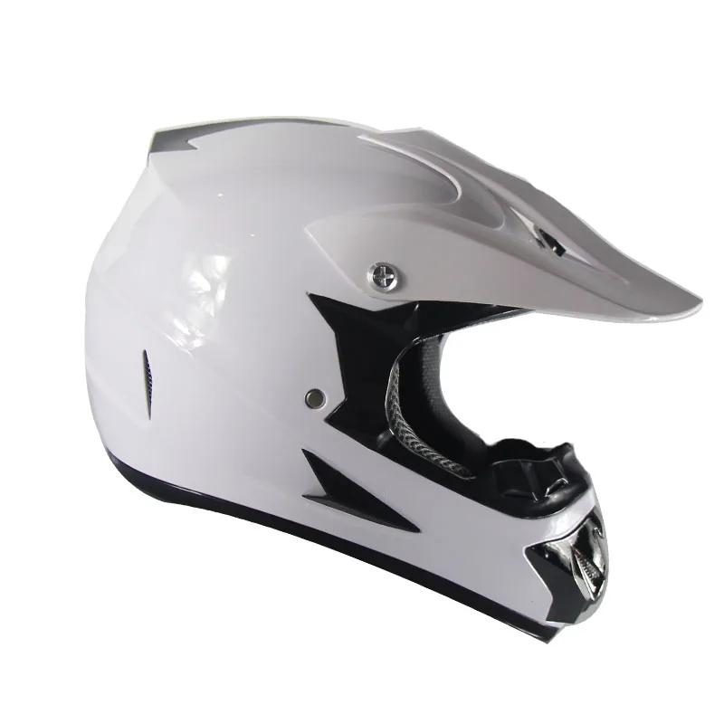 Высокое качество четыре сезона Универсальный мотоциклетный шлем защита мотоцикла обувь для мужчин и женщин внедорожных мотоциклетный шлем DOT утвердить - Цвет: White