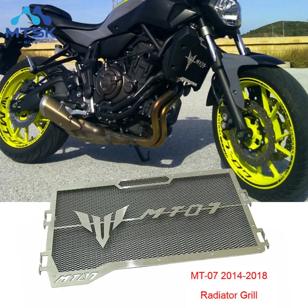 _ 2014 2015 2016 2017 2018 для YAMAHA MT 07 MT07 Защитная крышка радиатора мотоцикла защитная