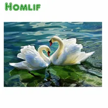 Алмазные Лебеди вышивка на заказ Алмазная картина Полная площадь Алмазная вышивка с пейзажем икона блонд Схипхол