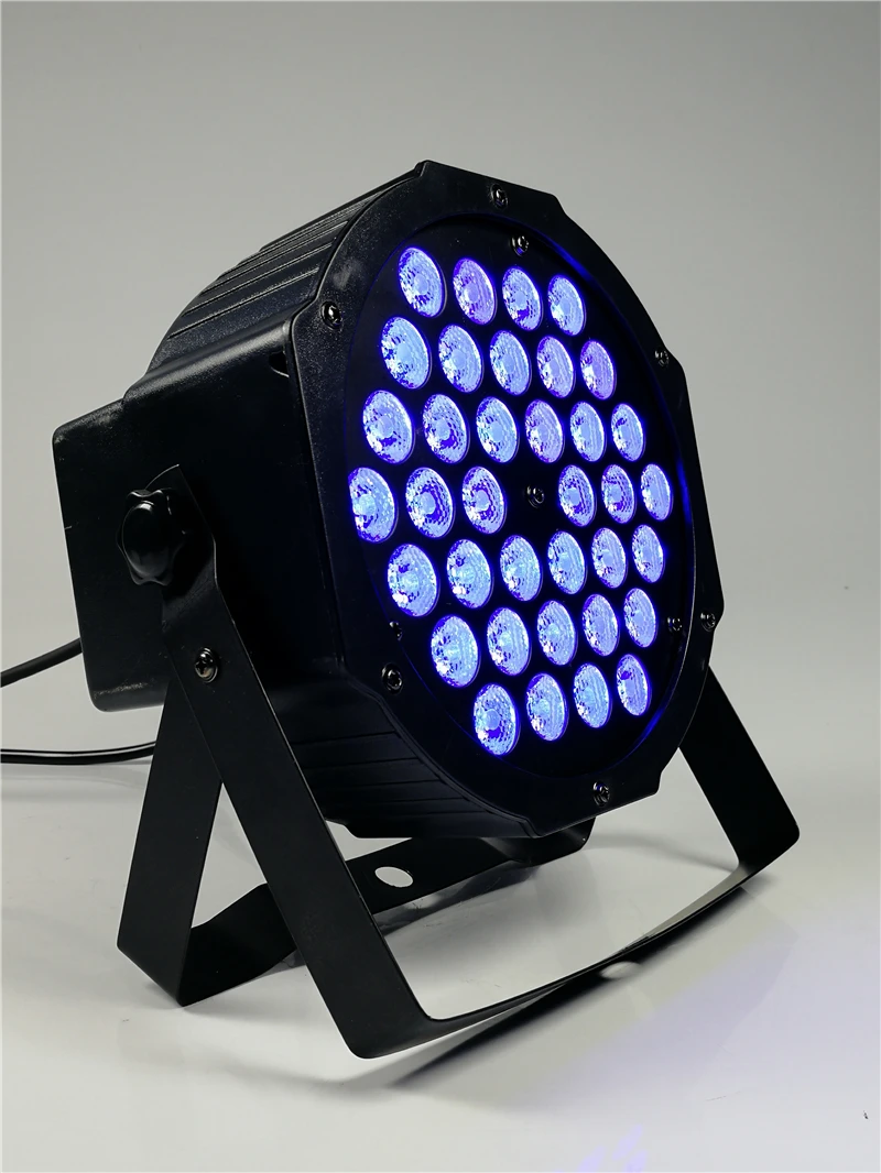 Rgb-светодиодный отражатель света 36x3 w полный Цвет 3-в-1 диджей, мигающий свет DMX512 оборудование для сценического освещения