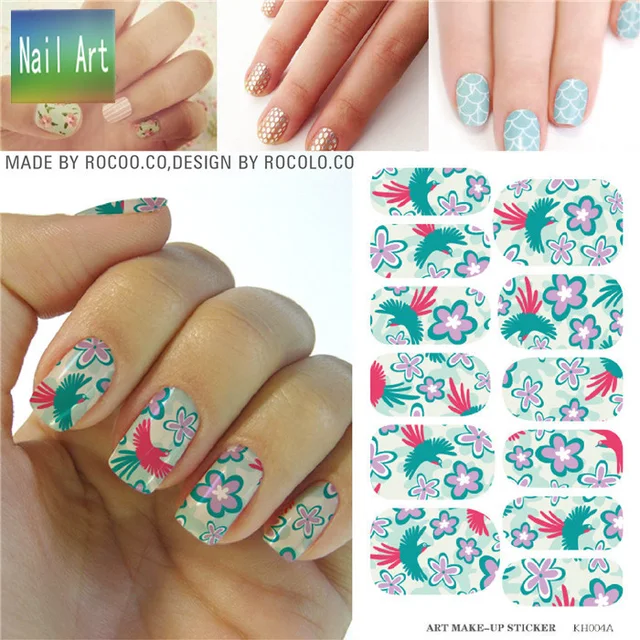 Full Nail Wraps Art Sticker Water Transfer False Nails Foil Decals Full Nail Wraps Art Sticker Water Transfer False Nails Foil Decals Manicure Decor Tools Cover Design