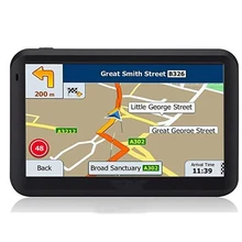 Navegador portátil de 5 “HD a bordo GPS portátil de 256MB + 8GB navegador satelital de Asia del Sudeste mapa Europa América Australia Navegador de mapas