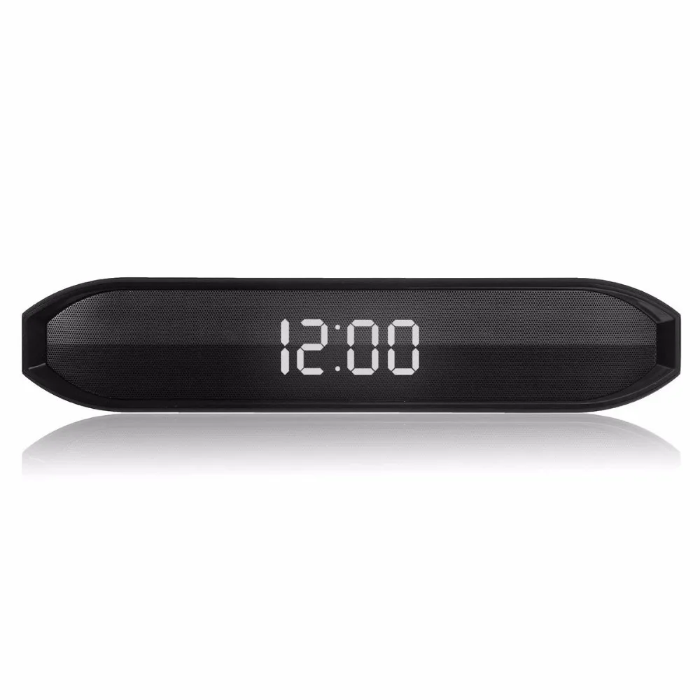 XIAOWU CY 03 10 Вт часы беспроводной Bluetooth Super Bass динамик Саундбар поддержка TF AUX USB FM