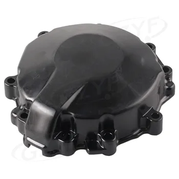 

Left Engine Stator Crank Case Generator Cover Crankcase For Kawasaki ZX6R 2009 2010 2011 CNC Aluminum Alloy Black