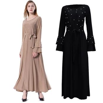 

Vestidos Abaya Robe Dubai Kaftan Islam Arabic Muslim Hijab Dress Jilbab Qatar Oman Abayas For Women Turkish Islamic Clothing