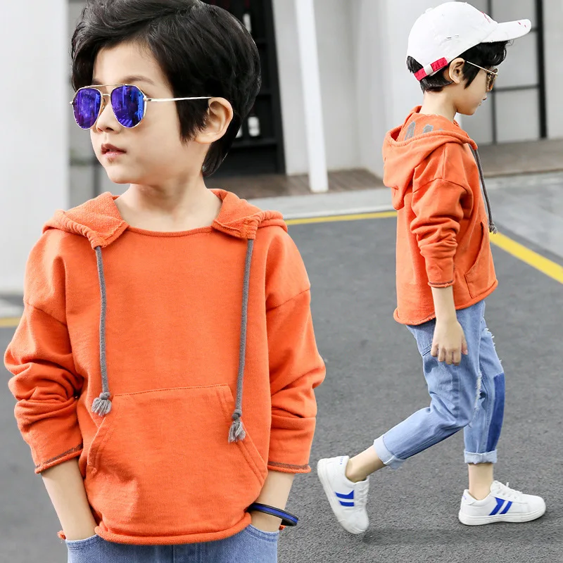 

Spring Autumn Teenager Jacket Child Kids Pocket Outerwear for Boy Boys Coat Kids Coat Warm Solid Kids Sweater 2018