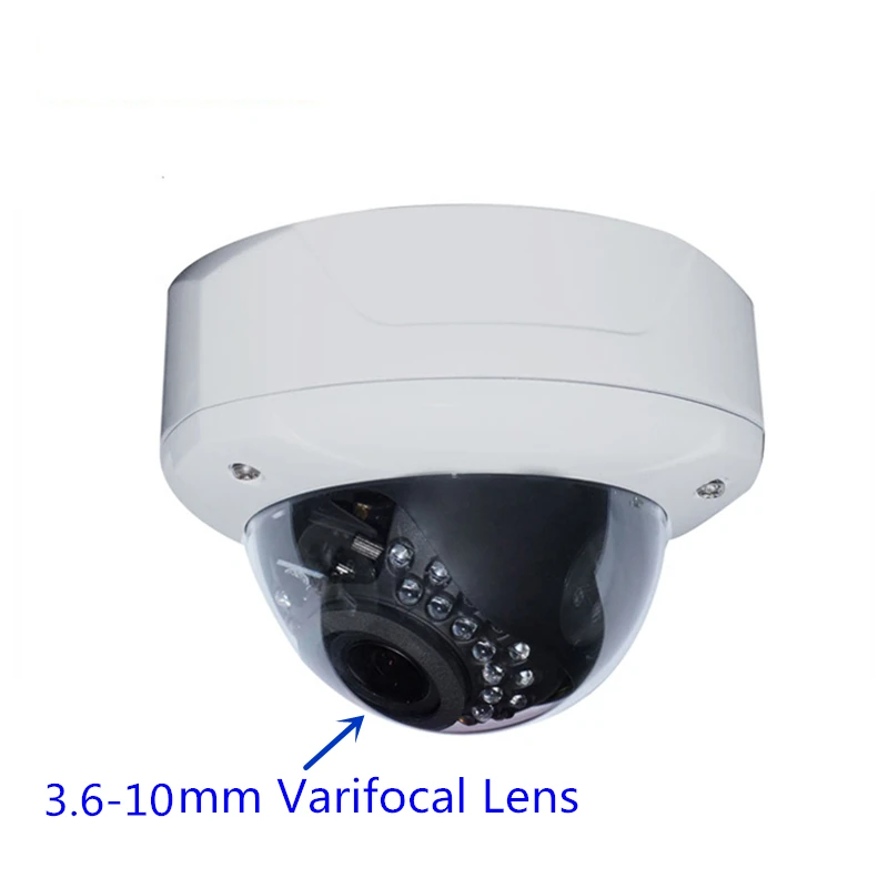 SUCAM 5MP POE IP Security Camera Dome 3.6-10mm Varifocal Lens 30M Night Vision Motion Detection CCTV Camera Support ONVIF 7