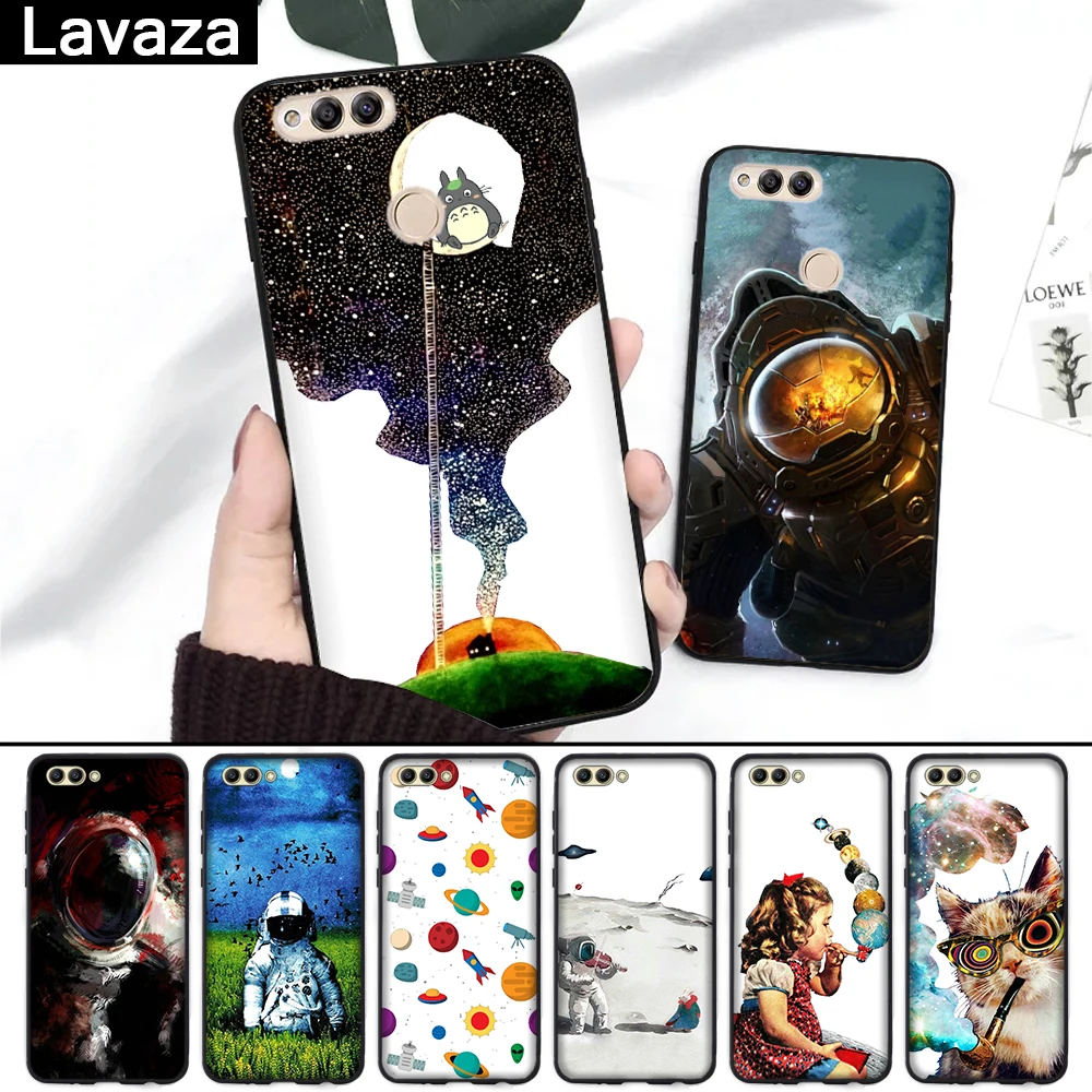 

Lavaza 116FF Airship Astronaut Cat Silicone Case for Huawei Honor 6A 7A 3GB Pro 7X 8 Lite 8X 8C 9 Note 10