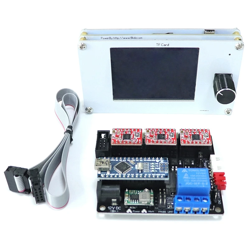 

Cnc Usb Offline Controller Diy Cutter Engraving Machine Accessories 3Axis Control Board Tft Lcd Control Panel