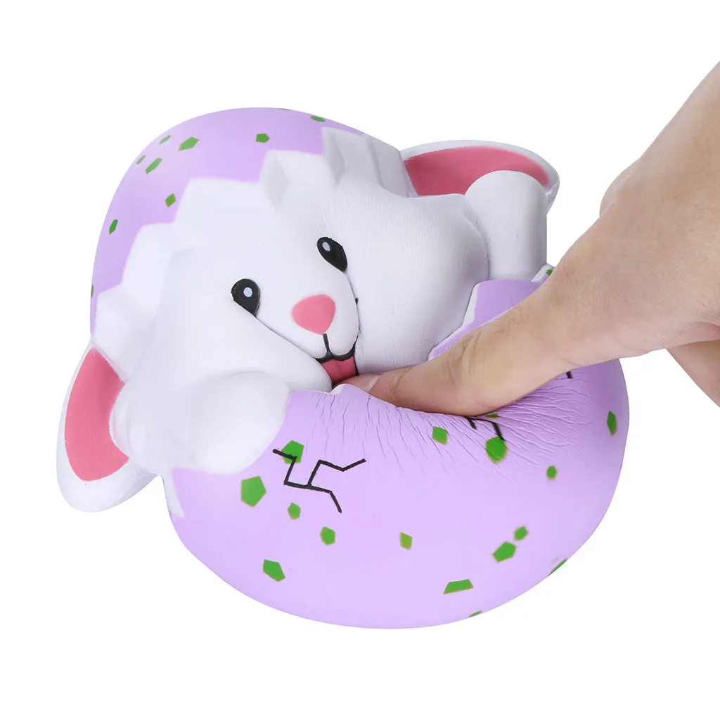 Горячая Мода изысканный Kawaii счастливый Пасхальный кролик яйца медленно поднимающаяся игрушка супер мягкие для сжатия кукла детский Пасхальный подарок Забавный