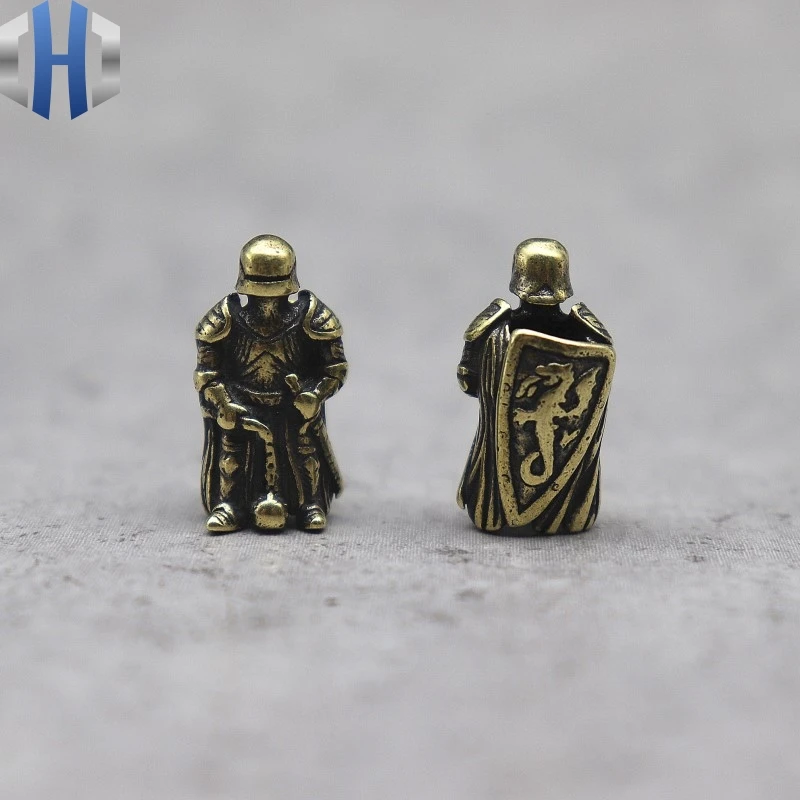 Ranger Soldier латунные бусины для ножей персональные с черепом EDC бусы брелок