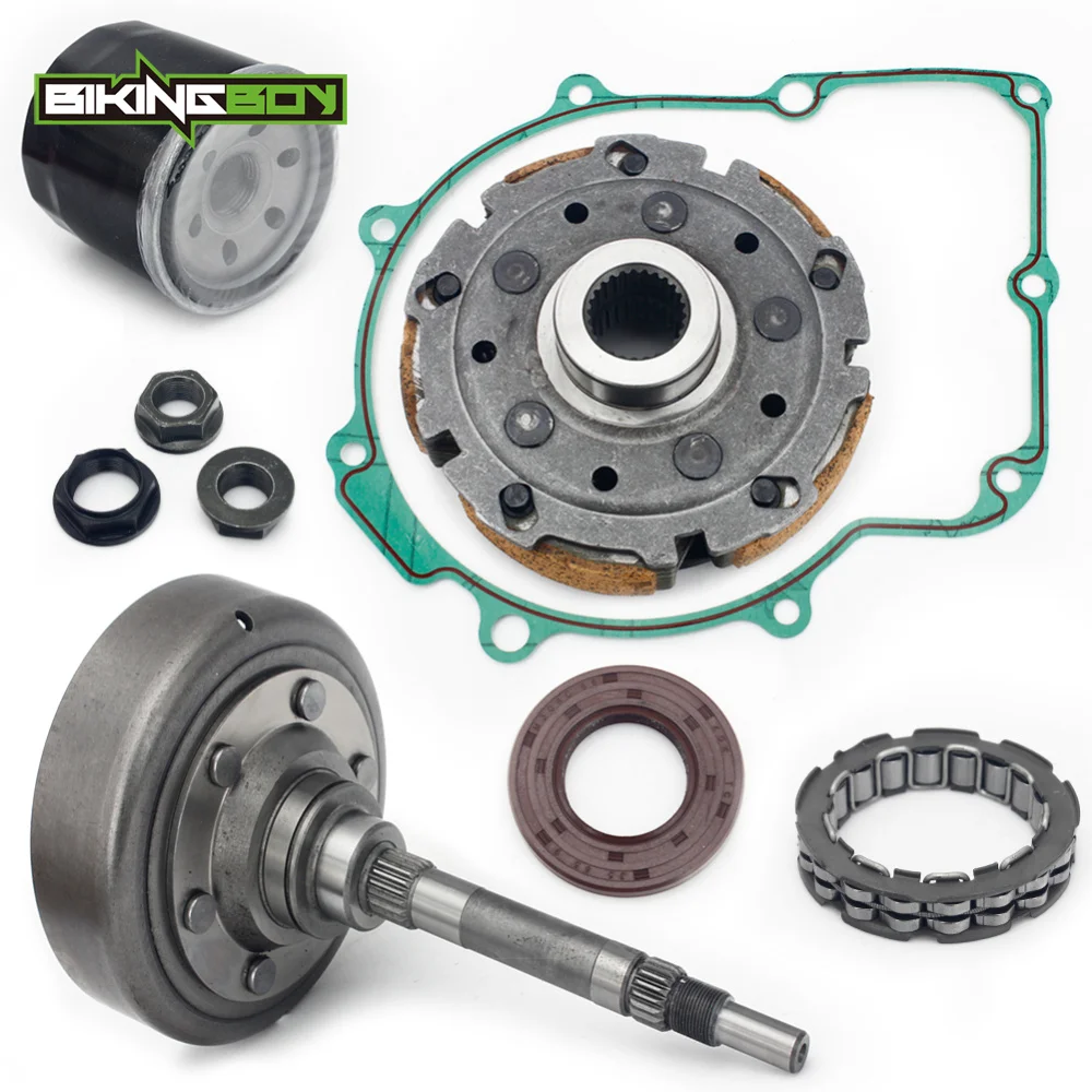 BIKINGBOY Wet Clutch Cover Shoe One Way Seal Gasket Filter Nuts For HiSUN ATV UT YS MSU 500 700 500CC 700CC Supermach | Автомобили и