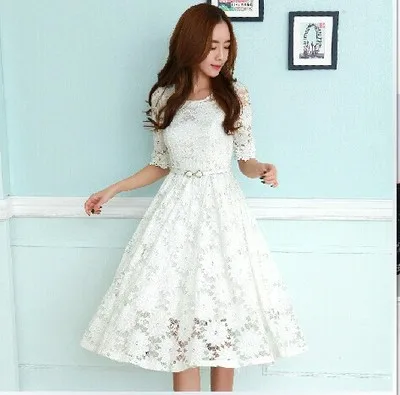 one piece dress three fourth