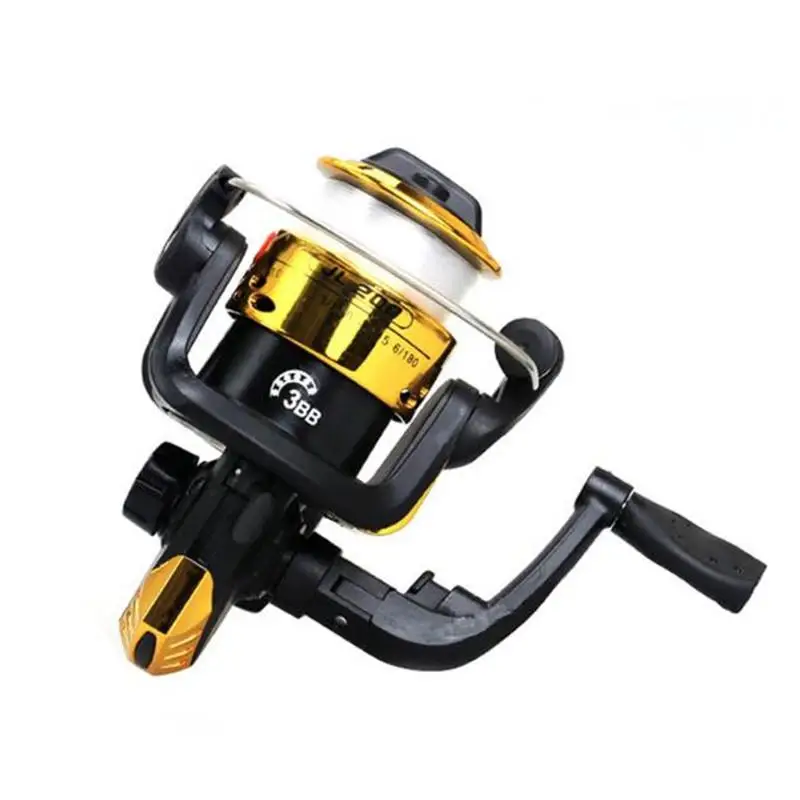 Mounchain 3 axis Fishing Reel Aluminum Body Spinning Reel 5.2:1 Speed Ratio Left/Right Hand Fishing Wheel 40M Fishing Line whee
